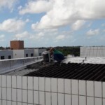 instalação do condensadora