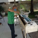 Limpeza da evaporadora Limpeza da evaporadora